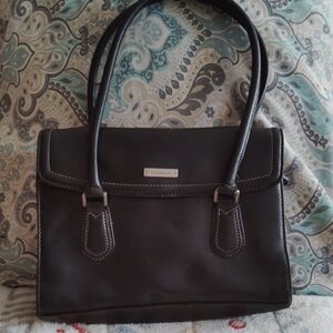 The Sak Dark Brown Leather Shoulder Bag